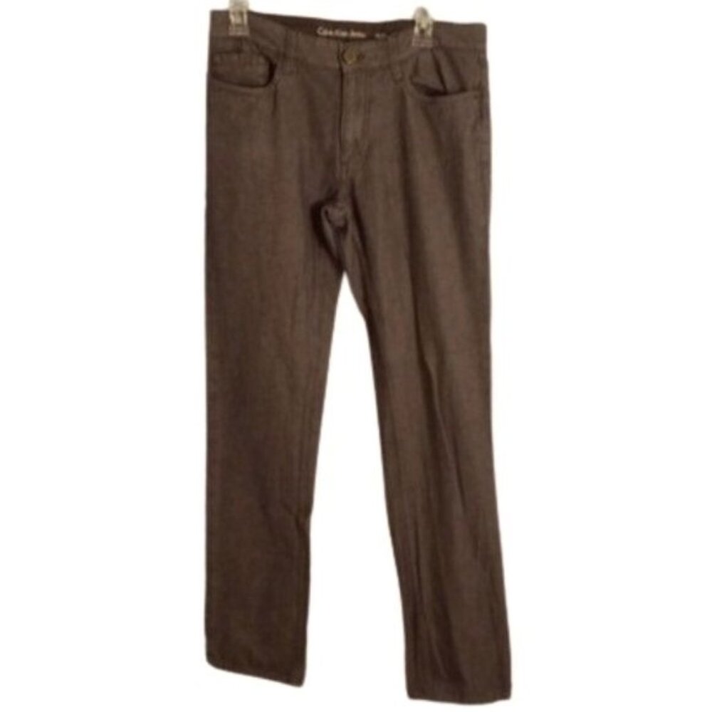 Calvin Klein Jeans W30 L32 Mens Pants Blue Cotton Denim